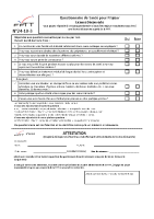 Questionnaire de Santé pour Majeur Licence Découverte